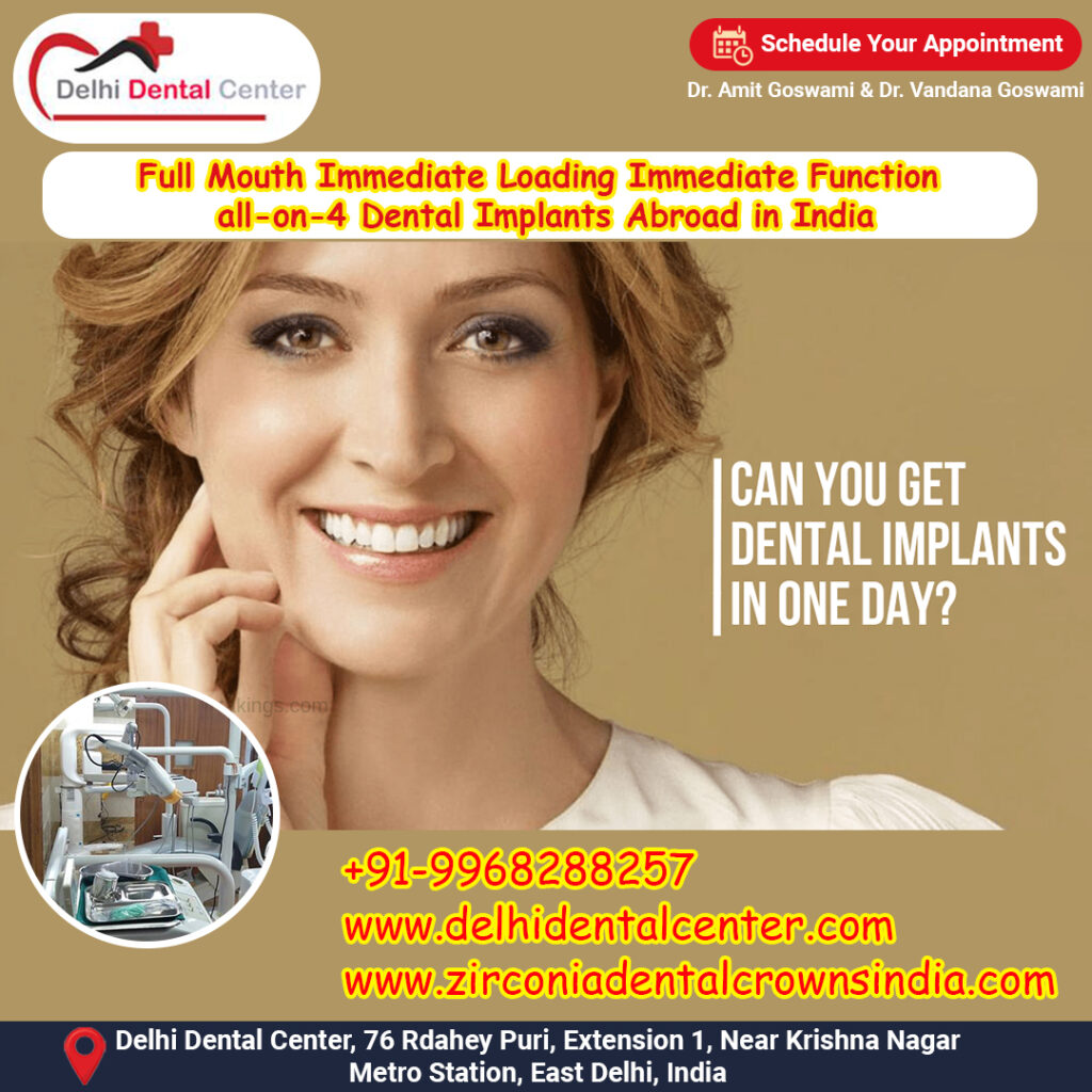 Best Top Full Mouth Dental Implant, Best Price Low Cost Cheap Dental Implants in India